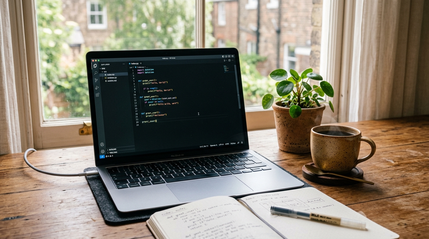 Coding workspace